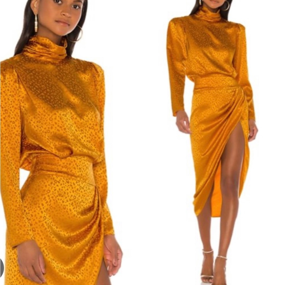 RONNY KOBO
Kaira Jacquard Leopard Dress